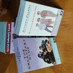 Vintage 2 Pack VHS Breakfast Club & 16 Candles